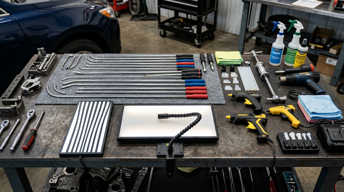 PDR tools and dent repair equipment