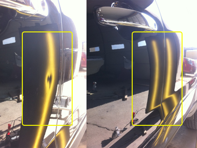 Black Truck Bed Dent